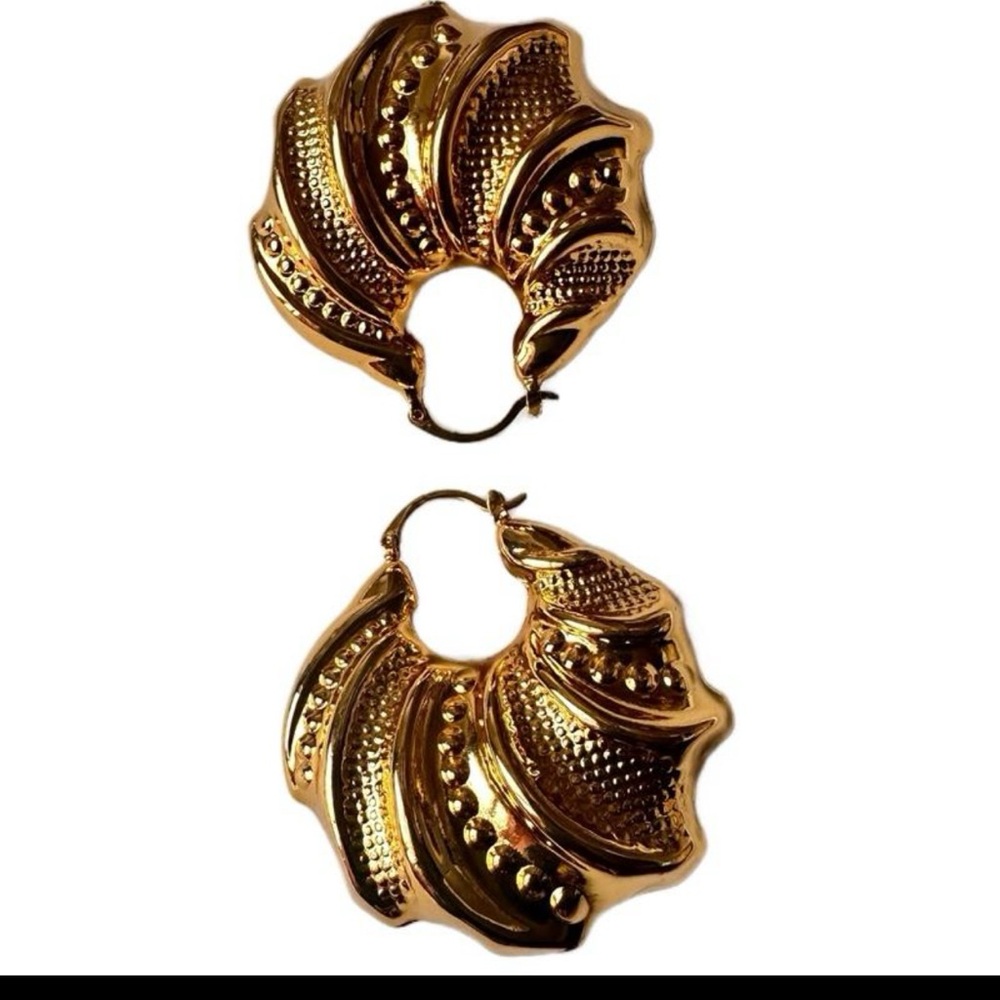 Elegant 18 Karat Gold plated Bag Design Dubai Earrings